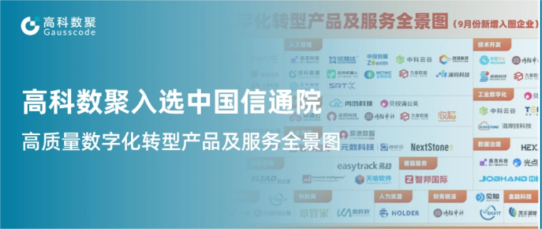 MGM美高梅官网入选中国信通院《高质量数字化转型产品及服务全景图》，引领行业数智化升级